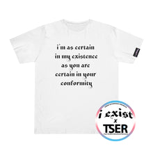 Load image into Gallery viewer, VERSE ENTERPRISE X TSER: &#39; I EXIST &#39; TEE — M!LK